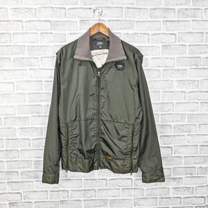 G Star RAW Men's Zip up Lightweight Jacket in olive Green size XL